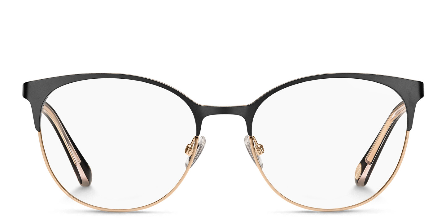 Fossil Cat Eye Women Black Gold Metal Frame Amazon.com: Fossil Female Sunglass style FOS 3082/S  main image 2