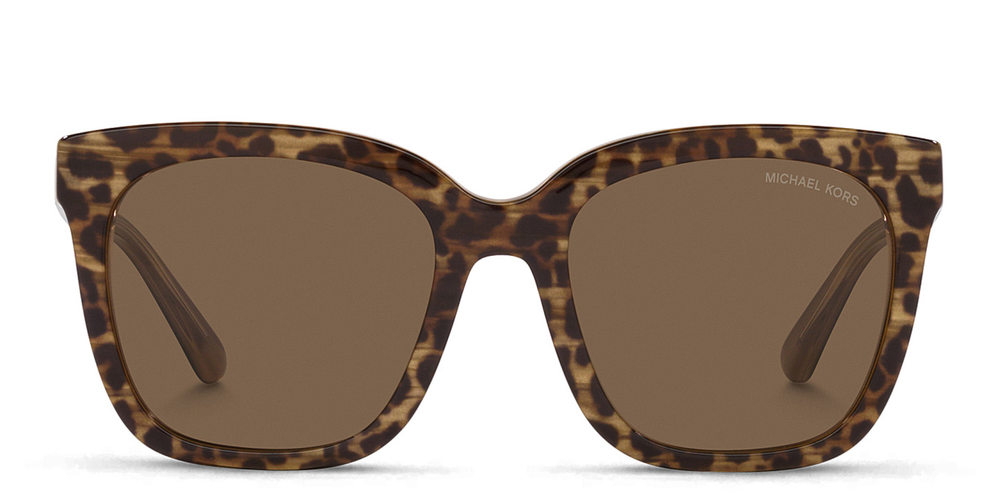 Michael Kors Brown Oversized Square Sunglasses Amazon.com: Michael Kors Greenpoint MK1141 101413 57MM Light  main image 4