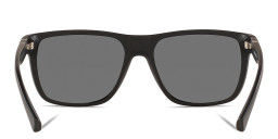 Emporio Armani Square Sunglasses in Matte Black – Product Photo 4