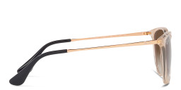 تسوق نظارة شمسية إريكا بإطار بانتوس للصغار راي بان جونيور بلون بني فاتح شفاف أونلاين.