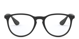 Ray-Ban Erika Optics Round Eyeglasses in Black – Product Photo 1