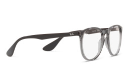 Ray-Ban Erika Round Eyeglasses in Transparent Grey – Product Photo 4