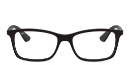 Ray-Ban Optics Unisex Rectangle Eyeglasses in Black – Product Photo 1