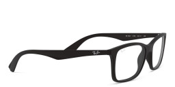 Ray-Ban Optics Unisex Rectangle Eyeglasses in Black – Product Photo 5