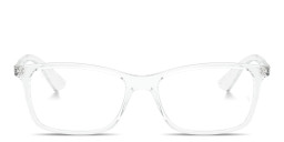 Ray-Ban Optics Unisex Square Eyeglasses in Transparent – Product Photo 1