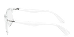 Shop Ray-Ban Optics Unisex Square Eyeglasses in Transparent online.