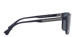 Shop Emporio Armani Square Sunglasses in Matte Blue online.