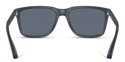 Emporio Armani Square Sunglasses in Matte Blue – Product Photo 4