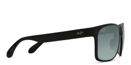 Shop Maui Jim Red Sands Rectangle Sunglasses in Black online.