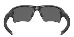 Shop Oakley Flak 2.0 XL Half-Rim Rectangle Sunglasses in Matte Black online.