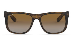Shop Ray-Ban Justin Square Sunglasses in Tortoise online.
