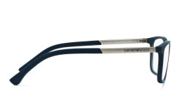 Emporio Armani Rectangle Eyeglasses in Blue – Product Photo 3