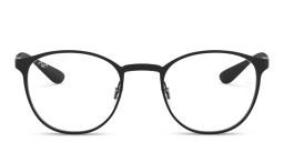 Shop Ray-Ban Optics Unisex Panthos Eyeglasses in Black online.