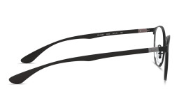 Shop Ray-Ban Optics Unisex Panthos Eyeglasses in Black online.