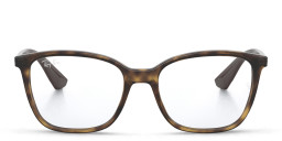 Shop Ray-Ban Unisex Square Eyeglasses in Havana online.