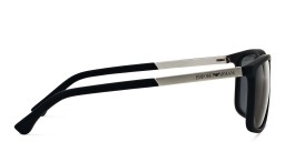 Emporio Armani Rectangle Sunglasses in Blue – Product Photo 3