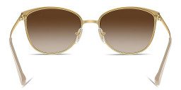 Vogue Eyewear Logo-Engraved Square Sunglasses in Beige – Product Photo 4