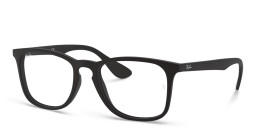 Ray-Ban Unisex Square Eyeglasses in Black – Product Photo 2