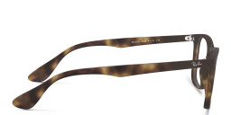 Shop Ray-Ban Square Eyeglasses in Havana online.