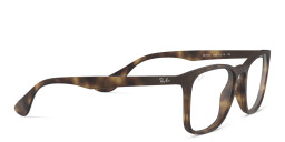 Shop Ray-Ban Square Eyeglasses in Havana online.
