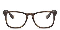 Shop Ray-Ban Unisex Square Eyeglasses in Havana online.