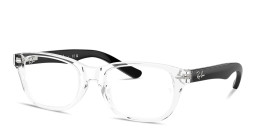 Ray-Ban Optics Kids Square Eyeglasses in Transparent – Product Photo 2