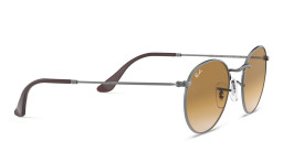 Ray-Ban Round Flat Lenses Sunglasses in Gunmetal – Product Photo 4