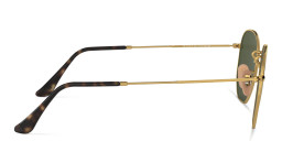 Shop Ray-Ban Hexagonal Flat Lenses Sunglasses in Gold online.