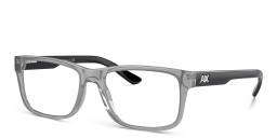 Armani Exchange Logo Square Eyeglasses in Grey – Product Photo 2