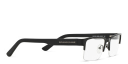 Shop Armani Exchange Rectangle Eyeglasses in Black online.
