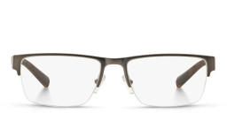 Shop Armani Exchange Rectangle Eyeglasses in Havana online.