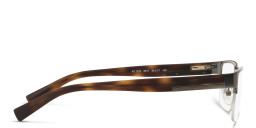 Shop Armani Exchange Rectangle Eyeglasses in Havana online.