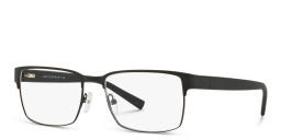 Armani Exchange A|X Logo Rectangle Eyeglasses in Black – Product Photo 2