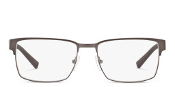 Armani Exchange Rectangle Eyeglasses in Gunmetal – Product Photo 1