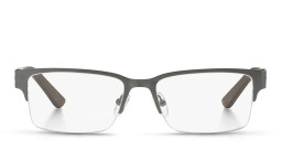 Armani Exchange Half-Rim Rectangle Eyeglasses in Gunmetal – Product Photo 1