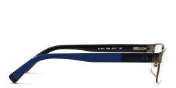 Shop Armani Exchange Rectangle Eyeglasses in Gunmetal online.