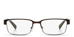 Armani Exchange Rectangle Eyeglasses in Brown – Product Photo 1