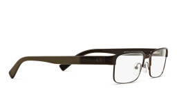 Armani Exchange Rectangle Eyeglasses in Brown – Product Photo 4