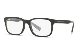 Armani Exchange Rectangle Eyeglasses in Black – Product Photo 2