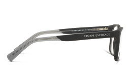 Armani Exchange Rectangle Eyeglasses in Black – Product Photo 3
