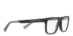 Armani Exchange Rectangle Eyeglasses in Black – Product Photo 4