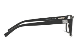 Armani Exchange A|X Logo Square Eyeglasses in Black – Product Photo 3