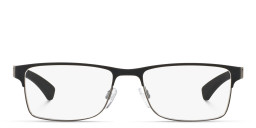 Emporio Armani Rectangle Eyeglasses in Black – Product Photo 1