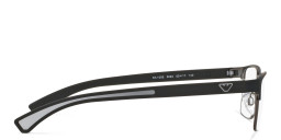 Emporio Armani Rectangle Eyeglasses in Black – Product Photo 4