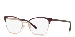 Michael Kors Adrianna IV Cat-Eye Eyeglasses in Dark Red – Product Photo 2