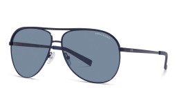 Armani Exchange Unisex Aviator Sunglasses in Blue – Product Photo 2