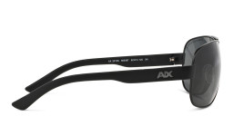 Shop Armani Exchange Pilot Sunglasses in Black online.
