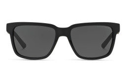 Shop Armani Exchange Unisex Square Sunglasses in Brown online.