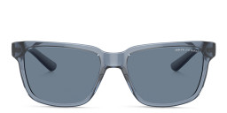 Armani Exchange Unisex Square Sunglasses in Blue/Dark Blue – Product Photo 2
