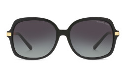Michael Kors Adrianna II Square Sunglasses in Black/Light Grey Gradient – Product Photo 2